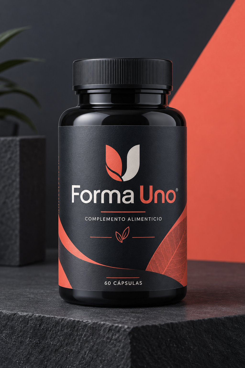 Frasco Forma Uno, fórmula botánica de 60 cápsulas